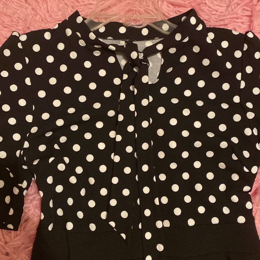 Ranphee Polka Dot Women’s Large Dress - Picture 2 of 4